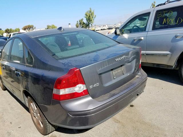 YV1MS382472301124 - 2007 VOLVO S40 2.4I GRAY photo 3