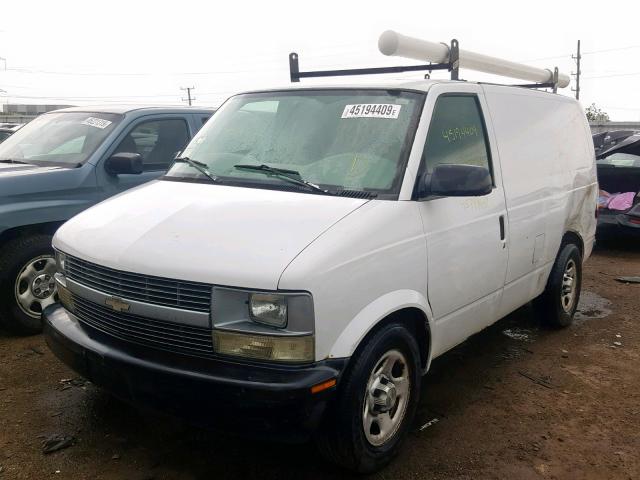 1GCDM19X55B130444 - 2005 CHEVROLET ASTRO WHITE photo 2