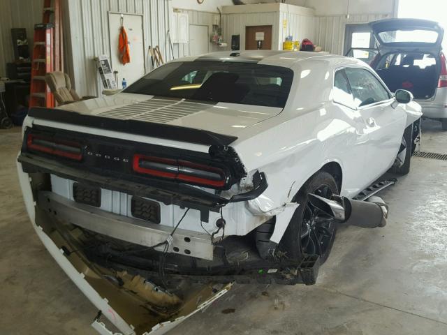 2C3CDZBT9HH560642 - 2017 DODGE CHALLENGER WHITE photo 4