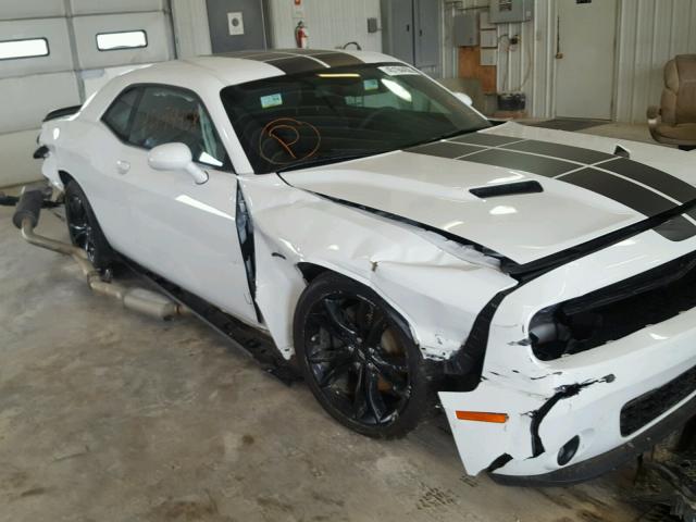 2C3CDZBT9HH560642 - 2017 DODGE CHALLENGER WHITE photo 9