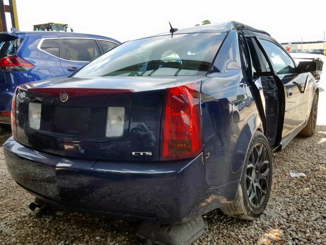 1G6DP577X60152389 - 2006 CADILLAC CTS HI FEA BLUE photo 4