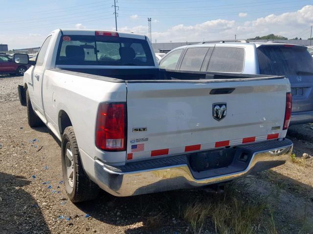 3C6JD6EP9CG116323 - 2012 DODGE RAM 1500 S WHITE photo 3