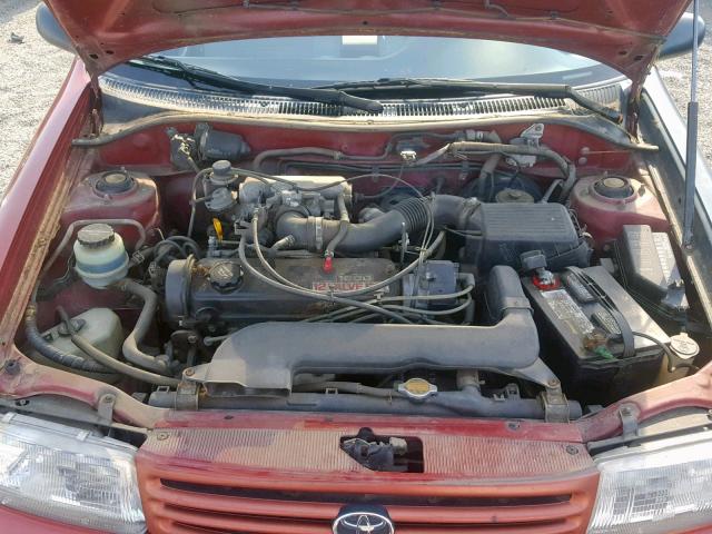 JT2EL43A3N0197867 - 1992 TOYOTA TERCEL DEL RED photo 7