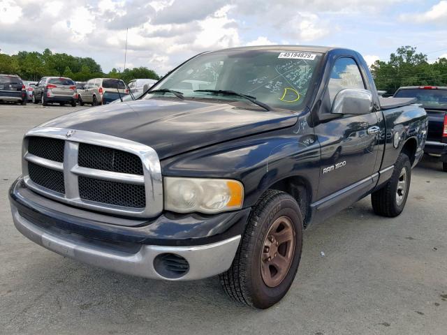 1D7HA16N04J290934 - 2004 DODGE RAM 1500 S BLACK photo 2