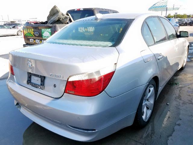 WBANA53594B174387 - 2004 BMW 525 I SILVER photo 4