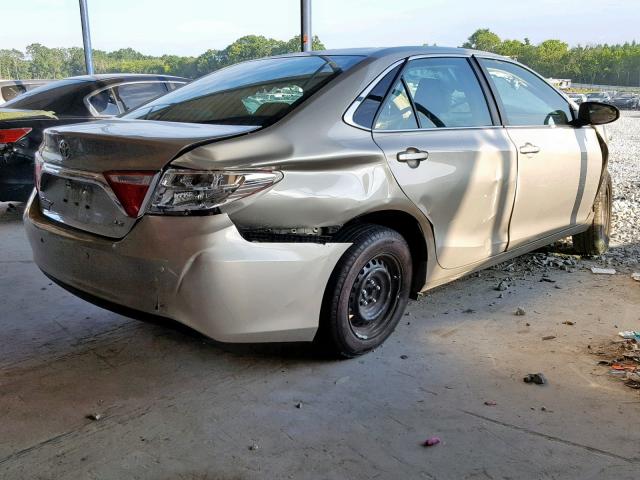 4T1BF1FK8GU135909 - 2016 TOYOTA CAMRY LE GOLD photo 4