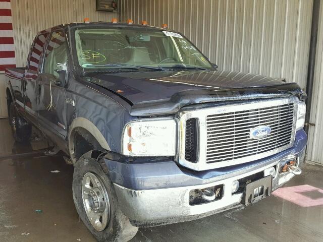 1FTWW31P86ED69528 - 2006 FORD F350 SRW S BLUE photo 1