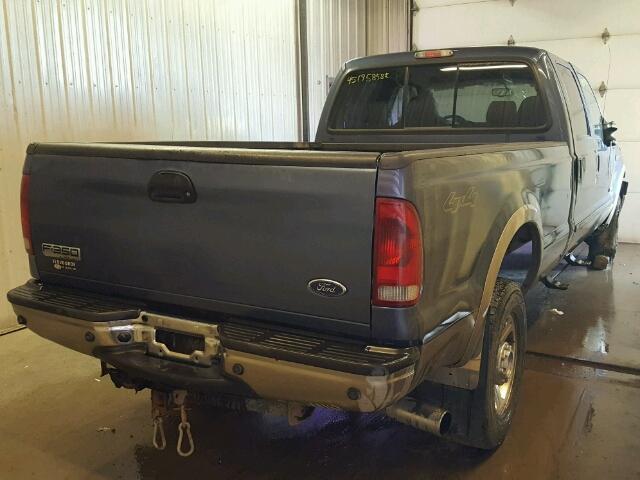 1FTWW31P86ED69528 - 2006 FORD F350 SRW S BLUE photo 4