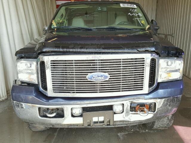 1FTWW31P86ED69528 - 2006 FORD F350 SRW S BLUE photo 9