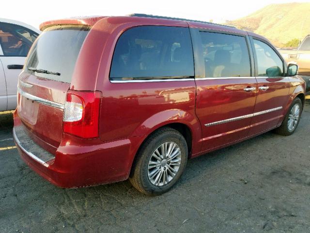 2C4RC1CG2FR726776 - 2015 CHRYSLER TOWN & COU MAROON photo 4