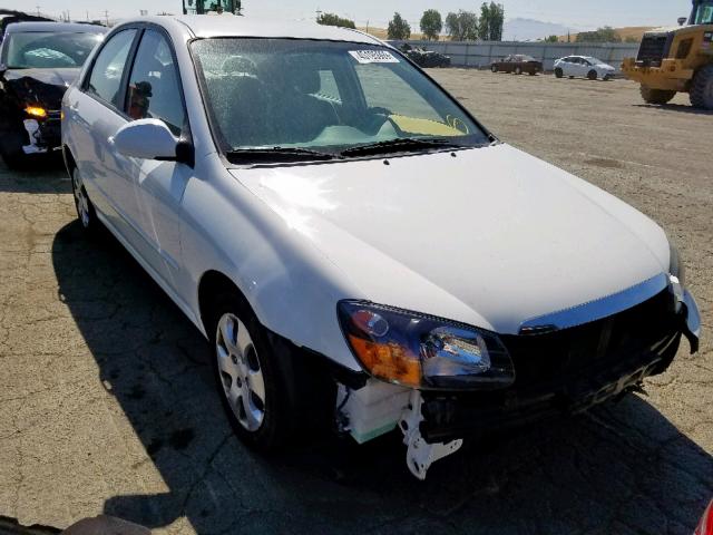 KNAFE222895663836 - 2009 KIA SPECTRA EX WHITE photo 1