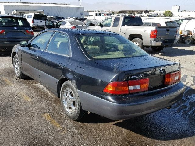 JT8BF22G6V0010504 - 1997 LEXUS ES 300 BLACK photo 3