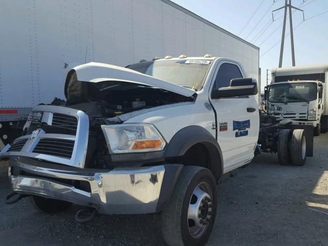 3C7WDKCLXCG159868 - 2012 DODGE RAM 4500 S WHITE photo 2