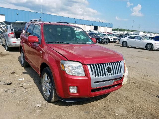 4M2CU87G99KJ22774 - 2009 MERCURY MARINER PR RED photo 1