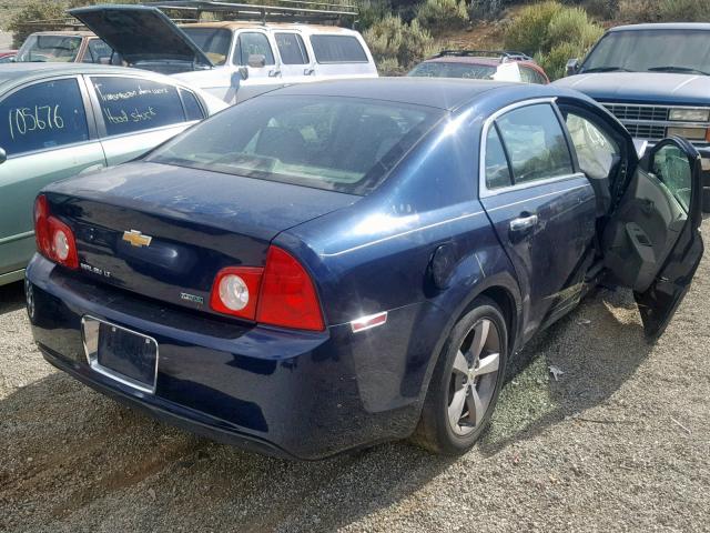 1G1ZC5EU8BF149434 - 2011 CHEVROLET MALIBU 1LT BLUE photo 4