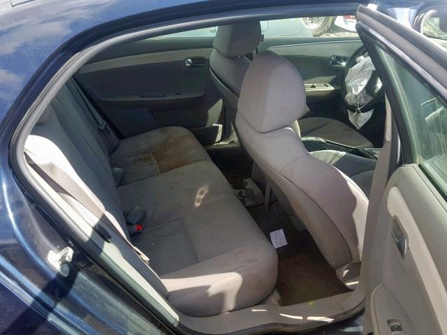 1G1ZC5EU8BF149434 - 2011 CHEVROLET MALIBU 1LT BLUE photo 6