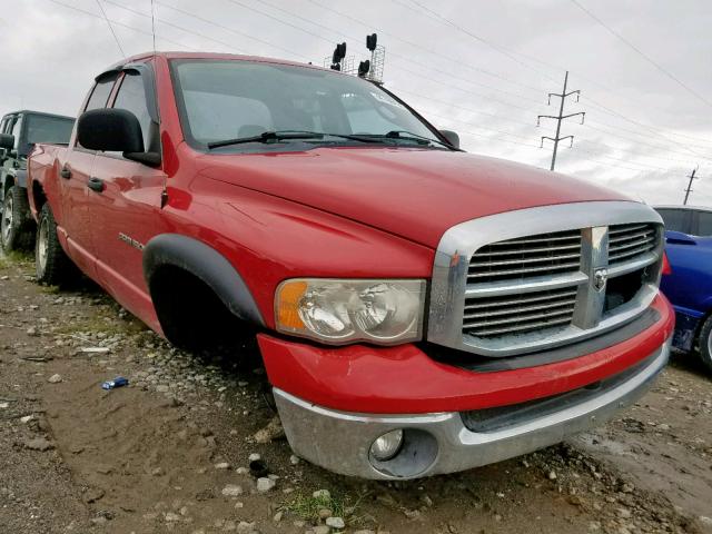 1D7HU18NX5S250764 - 2005 DODGE RAM 1500 S RED photo 1