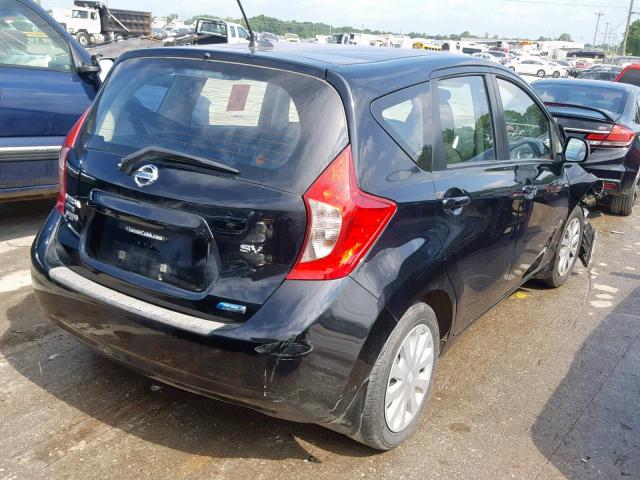 3N1CE2CPXEL411048 - 2014 NISSAN VERSA NOTE BLACK photo 4