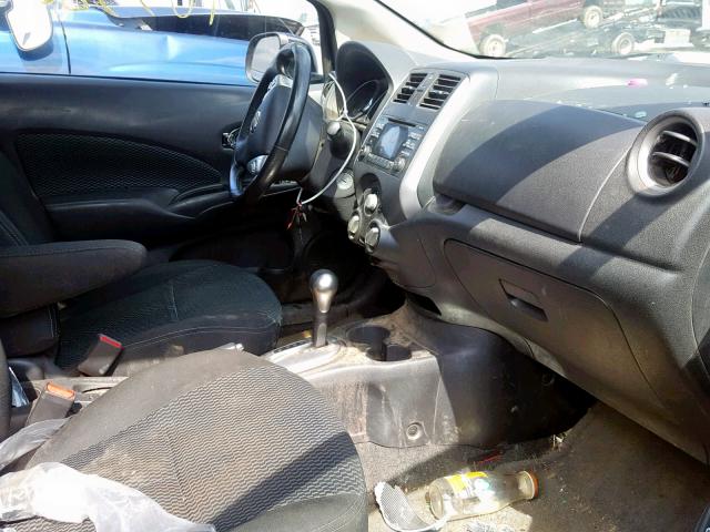 3N1CE2CPXEL411048 - 2014 NISSAN VERSA NOTE BLACK photo 5