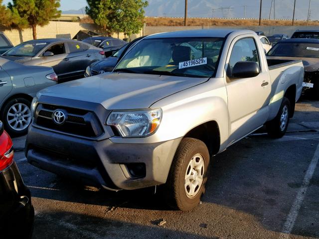 5TFNX4CN0DX029575 - 2013 TOYOTA TACOMA SILVER photo 2