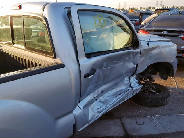 5TFNX4CN0DX029575 - 2013 TOYOTA TACOMA SILVER photo 9