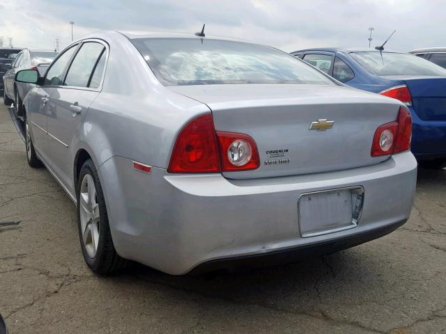 1G1ZB5EB4AF230401 - 2010 CHEVROLET MALIBU LS SILVER photo 3