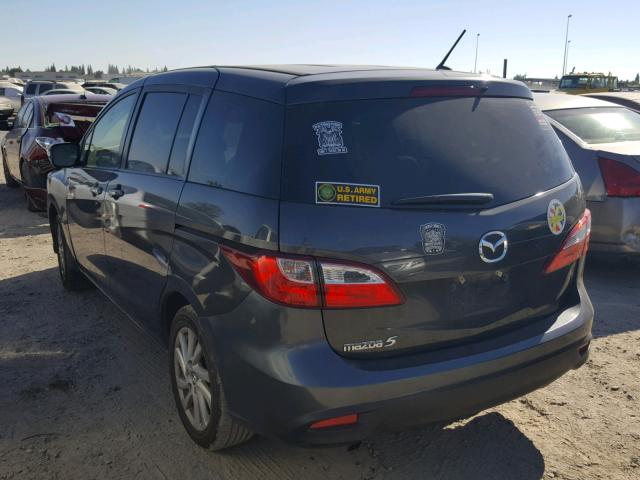 JM1CW2BLXF0185245 - 2015 MAZDA 5 SPORT GRAY photo 3