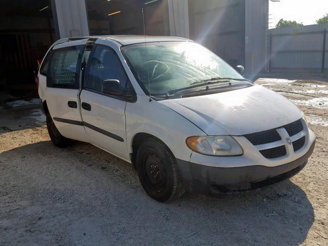 1D4GP21333B340205 - 2003 DODGE CARAVAN C/ WHITE photo 1