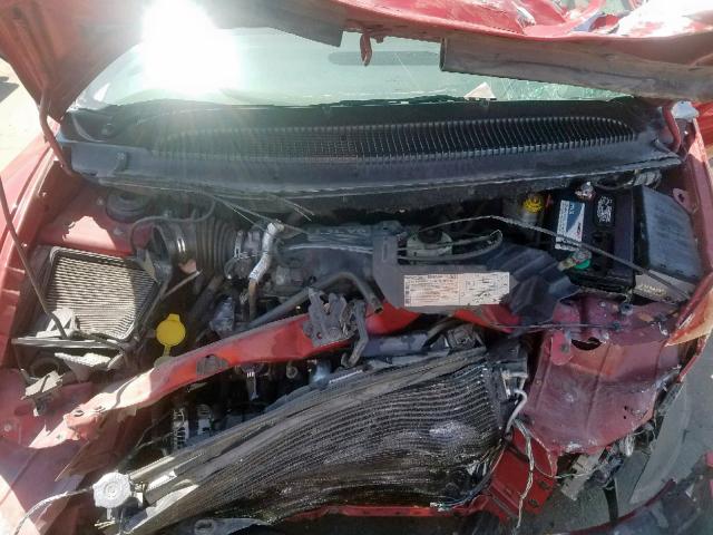 1A4GJ45R57B135784 - 2007 CHRYSLER TOWN & COU RED photo 7