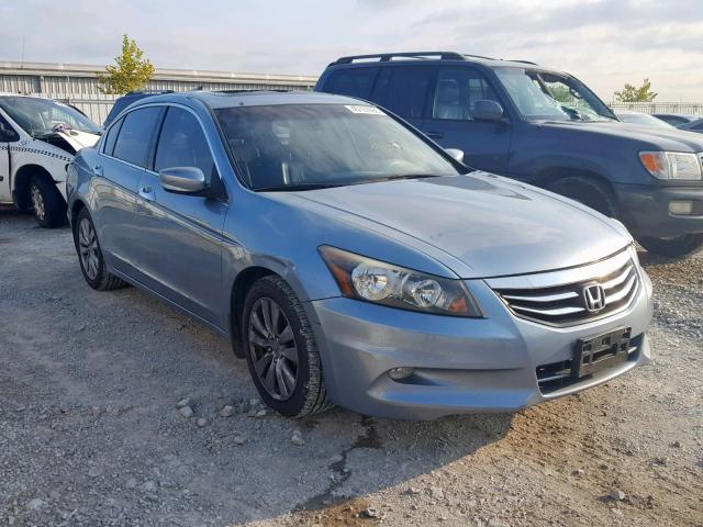 1HGCP3F80BA014955 - 2011 HONDA ACCORD EXL BLUE photo 1