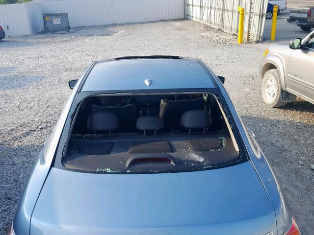 1HGCP3F80BA014955 - 2011 HONDA ACCORD EXL BLUE photo 9