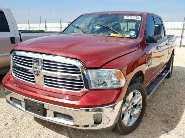 1C6RR7TM6FS603513 - 2015 RAM 1500 SLT RED photo 2