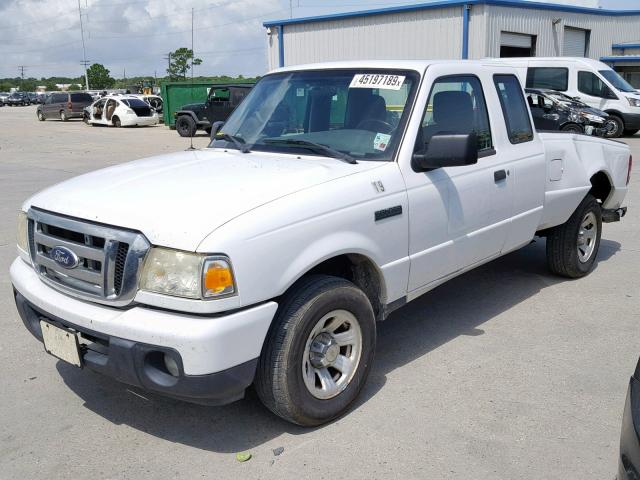 1FTKR1ED5APA68335 - 2010 FORD RANGER SUP WHITE photo 2