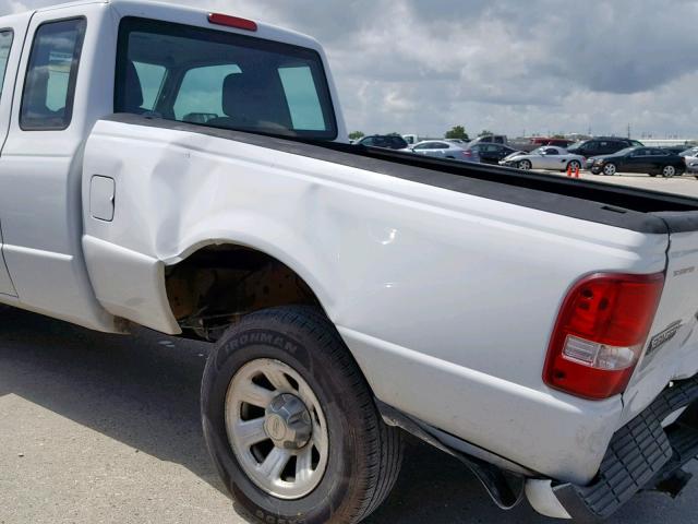 1FTKR1ED5APA68335 - 2010 FORD RANGER SUP WHITE photo 9