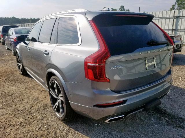 YV4A22PMXK1429823 - 2019 VOLVO XC90 T6 R- GRAY photo 3