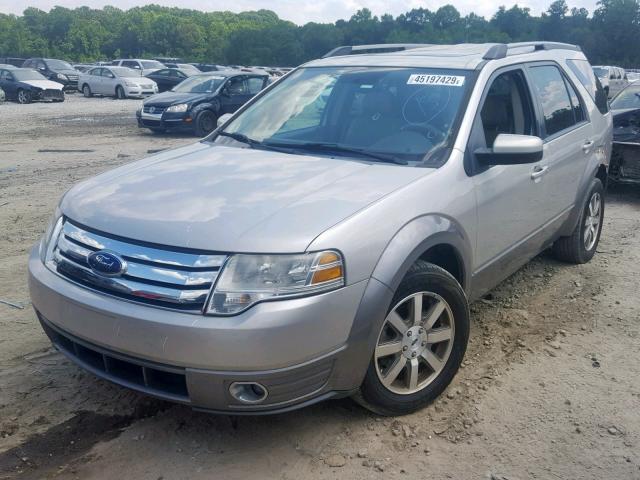 1FMDK02WX8GA45782 - 2008 FORD TAURUS X S SILVER photo 2