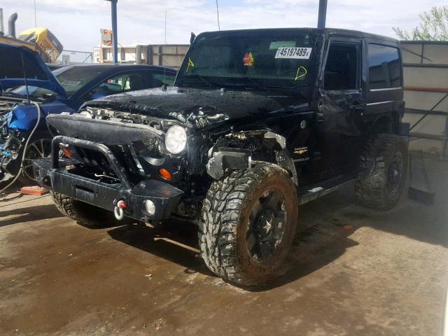 1C4GJWBG1CL219979 - 2012 JEEP WRANGLER S შავი ფოტო 2