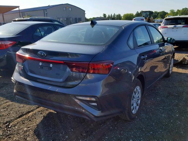 3KPF24AD2KE079775 - 2019 KIA FORTE FE GRAY photo 4