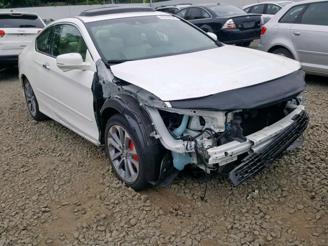 1HGCT2B80DA012248 - 2013 HONDA ACCORD EXL WHITE photo 1