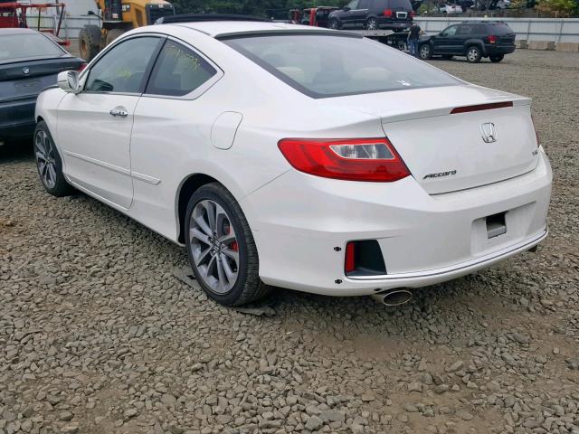 1HGCT2B80DA012248 - 2013 HONDA ACCORD EXL WHITE photo 3