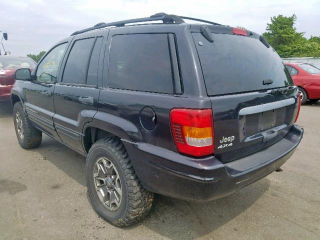 1J4GW48S24C263230 - 2004 JEEP GRAND CHER BLACK photo 3