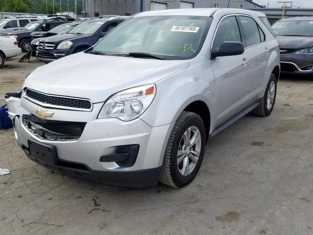 2GNALBEK5D1268125 - 2013 CHEVROLET EQUINOX LS SILVER photo 2