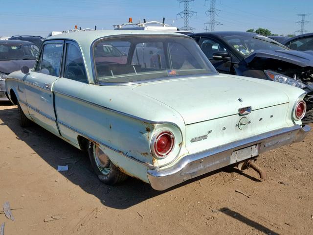 1K11S113417 - 1961 FORD FALCON GREEN photo 3