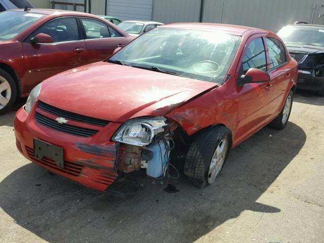 1G1AF5F5XA7223411 - 2010 CHEVROLET COBALT 2LT RED photo 2