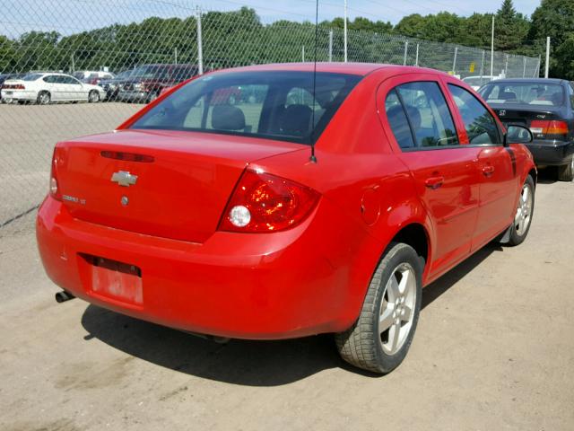 1G1AF5F5XA7223411 - 2010 CHEVROLET COBALT 2LT RED photo 4