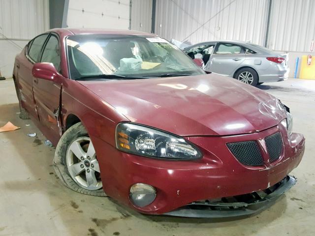 2G2WP552161119853 - 2006 PONTIAC GRAND PRIX RED photo 1