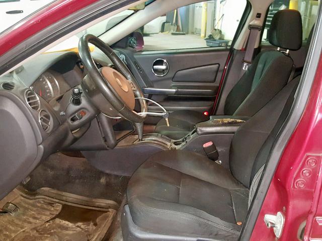 2G2WP552161119853 - 2006 PONTIAC GRAND PRIX RED photo 5