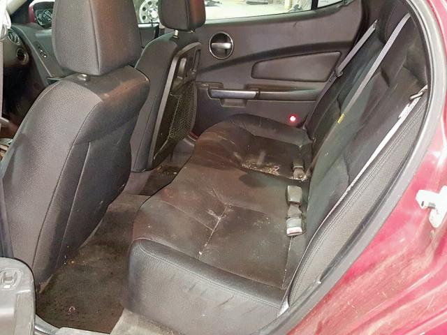 2G2WP552161119853 - 2006 PONTIAC GRAND PRIX RED photo 6