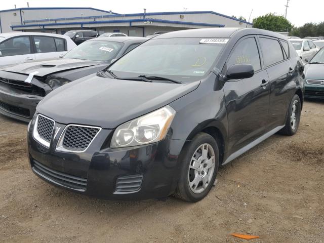 5Y2SP67049Z441314 - 2009 PONTIAC VIBE BLACK photo 2