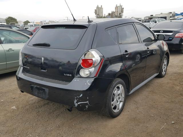 5Y2SP67049Z441314 - 2009 PONTIAC VIBE BLACK photo 4